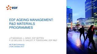 EDF Ageing Management R&D Materials Programmes Summary