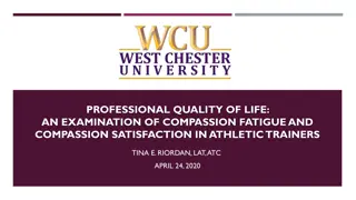 Understanding Professional Quality of Life in Athletic Trainers