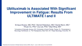 Ublituximab Associated With Improvement in Fatigue: Results from ULTIMATE I and II