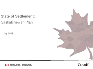 Comprehensive Plan for Settlement and Development in Saskatchewan