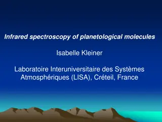 Insights into Infrared Spectroscopy of Planetary Molecules and Space Exploration