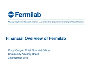 Financial Overview of Fermilab - Insights from Fiscal Year 2015