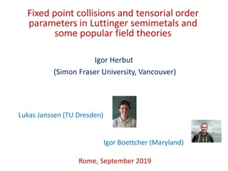 Fixed Point Collisions in Luttinger Semimetals and Field Theories