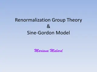 Renormalization Group Theory & Sine-Gordon Model Lectures