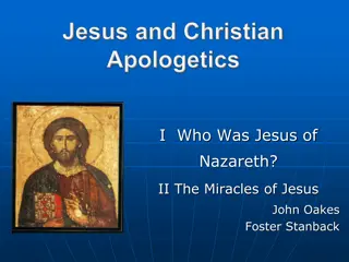 Exploring the Identity of Jesus: Claims, Miracles, and Debates