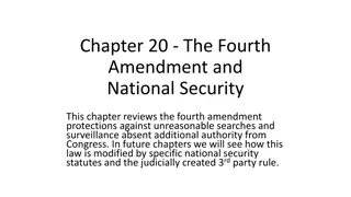 The Fourth Amendment: Balancing Privacy and Security