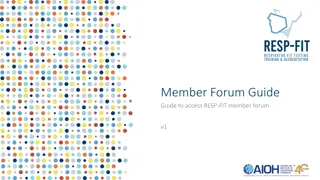 Guide to Accessing the RESP-FIT Member Forum