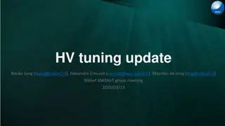 Update on HV Tuning Procedure for KM3NeT Group Meeting