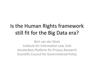 Is the Human Rights Framework Adequate for the Big Data Era?