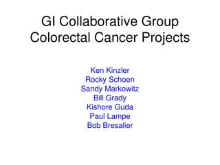 Colorectal Cancer Projects Overview