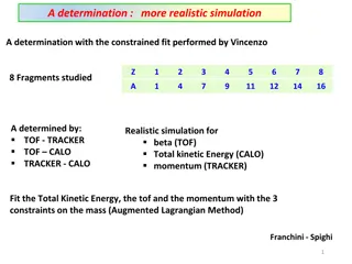 Realistic Simulation for Fragment Analysis in Particle Physics