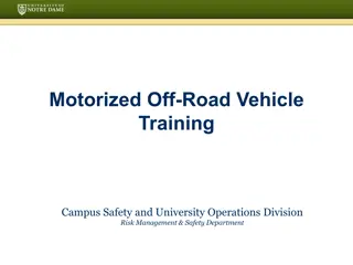 Campus Motorized Off-Road Vehicle Training Policy