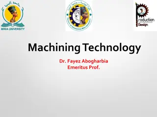 Expert Insights: Machining Technology Innovations by Dr. Fayez Abogharbia