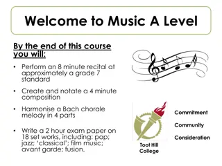 Music A Level Course Overview and Requirements