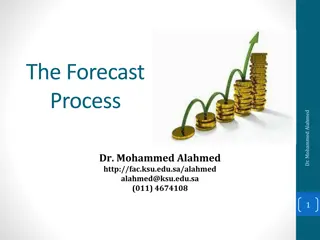 The Forecasting Process with Dr. Mohammed Alahmed