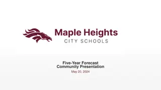 The Five-Year Forecast Process in Maple Heights City School District