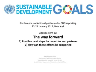 National Platform for SDG Reporting Conference Recommendations