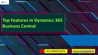 Dynamics Business Central Training in Ameerpet | D365 Business Central Training