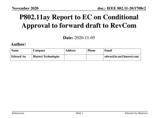 IEEE 802.11ay Report Submission to Executive Committee