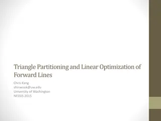 Triangle Partitioning and Linear Optimization in Hockey Line Analysis