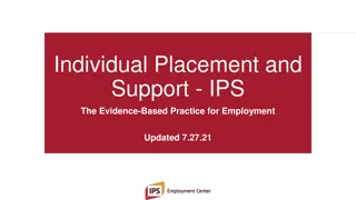 The Impact of Individual Placement and Support (IPS) in Employment