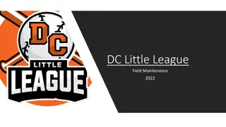 DC Little League Field Maintenance Guidelines 2022