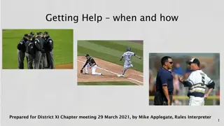 Umpiring Excellence: Getting Help and Making Correct Calls