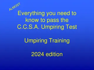 Essential Guide to Passing CCSA Umpiring Test 2024 Edition