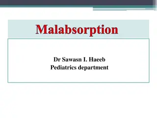 Malabsorption Disorders in Pediatrics