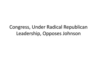 Radical Republican Congress and Reconstruction Efforts