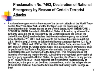 Understanding National Emergency Declarations and Emergency Powers Laws