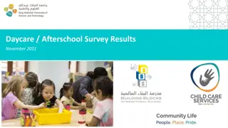 November 2021 Daycare & Afterschool Survey Results