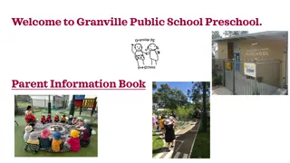 Granville Public School Preschool Parent Information Book