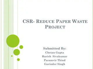 Fleming College CSR Project: Reducing Paper Waste Successfully