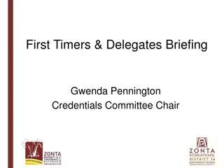 Voting Guidelines and Procedures for First-Time Delegates