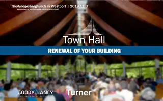 Renovation and Renewal Plan for Unitarian Church in Westport