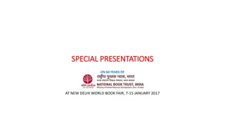 Special Presentations on 60 Years of New Delhi World Book Fair