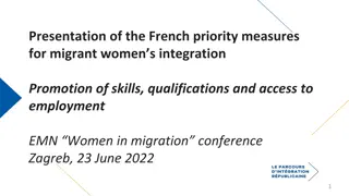 French Priority Measures for Migrant Women's Integration