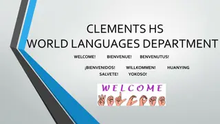 Explore World Languages Department at Clements High School