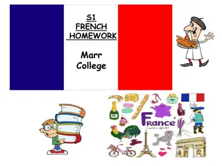 French Homework Activities at Marr College