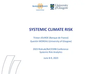 Analyzing Systemic Climate Risk in the Financial Sector