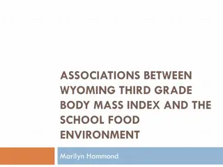 Associations Between Wyoming Third Grade Body Mass Index and School Food Environment