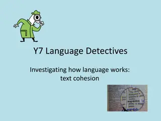 Understanding Text Cohesion in Non-Fiction Writing