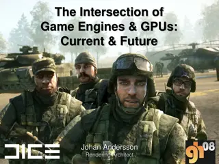 Game Engines & GPUs: Current & Future Intersection with Graphics Hardware