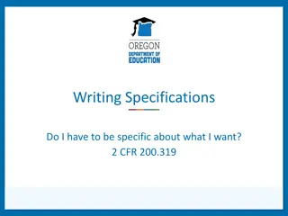 Writing Specifications: Key Elements and Best Practices