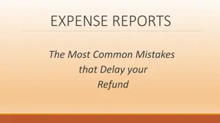 Common Mistakes in Expense Reports that Delay Refunds