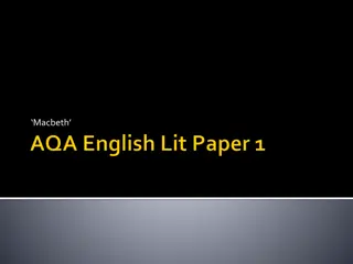 Analysis of Lady Macbeth's Manipulation in Shakespeare's Macbeth