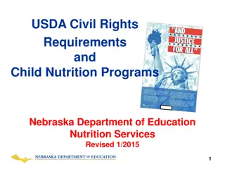 Understanding Civil Rights Requirements in Child Nutrition Programs