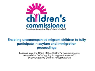 Fostering Unaccompanied Migrant Children's Participation in Asylum Proceedings