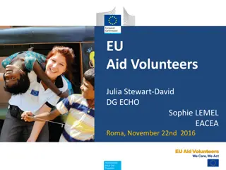 EU Aid Volunteers Certification and Application Process